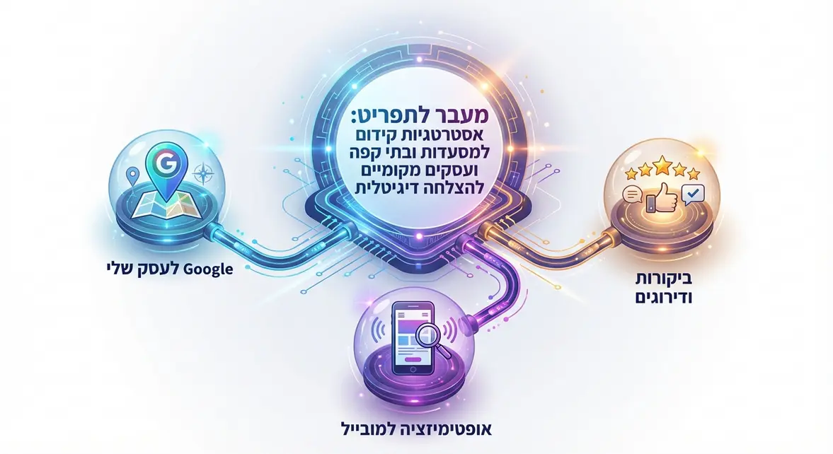 מעבר לתפריט: אסטרטגיות קידום למסעדות ובתי קפה ועסקים מקומיים להצלחה דיגיטלית