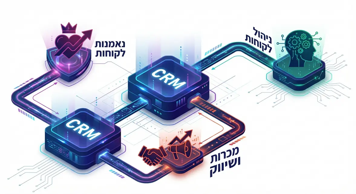 מהו CRM ולמה הוא קריטי ל-CRM לעסקים קטנים?