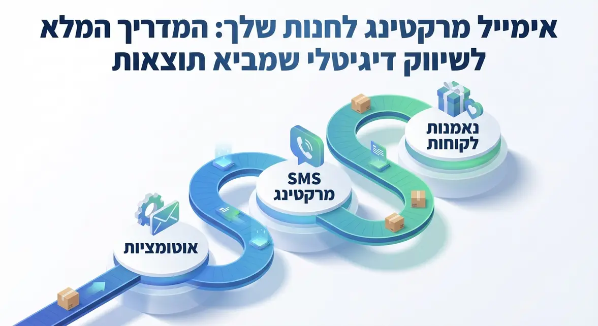 אימייל מרקטינג לחנות שלך: המדריך המלא לשיווק דיגיטלי שמביא תוצאות