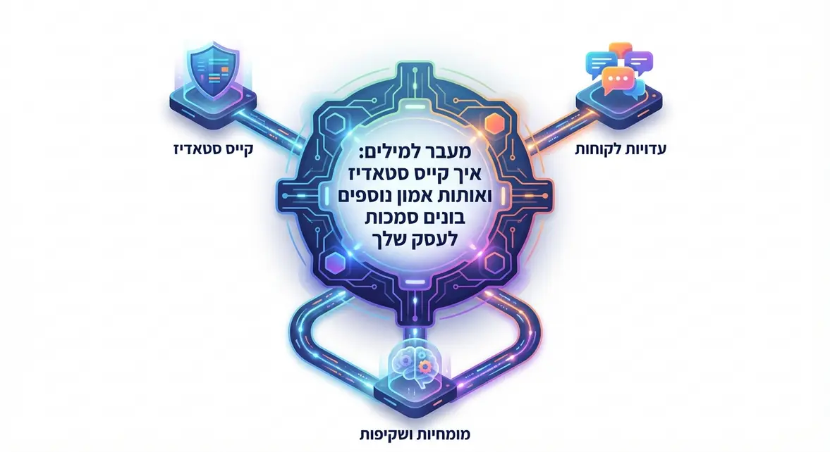 מעבר למילים: איך קייס סטאדיז ואותות אמון נוספים בונים סמכות לעסק שלך